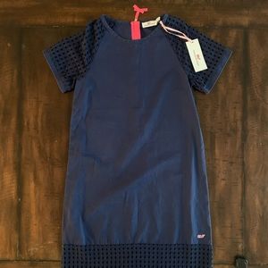 NWT girls Vineyard Vines dot lace shift dress